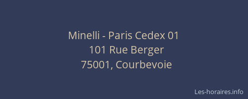 Minelli - Paris Cedex 01