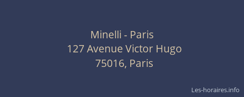 Minelli - Paris