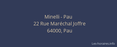 Minelli - Pau