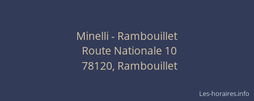 Minelli - Rambouillet