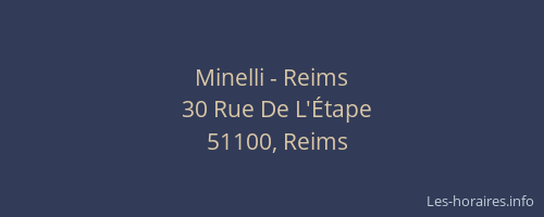 Minelli - Reims