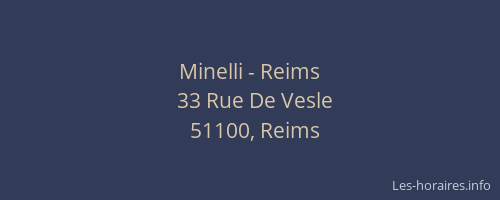 Minelli - Reims