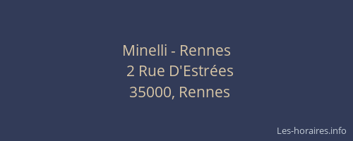 Minelli - Rennes