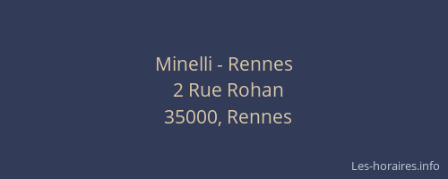 Minelli - Rennes