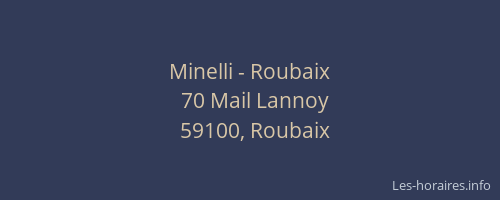 Minelli - Roubaix
