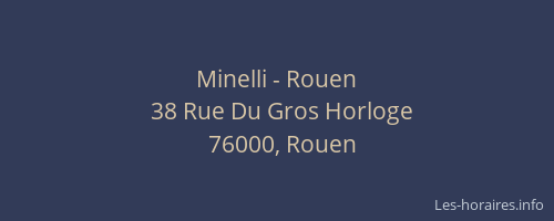 Minelli - Rouen