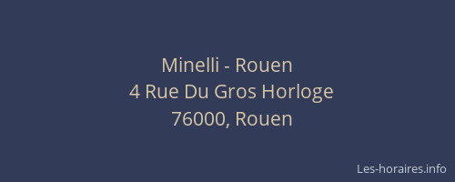 Minelli - Rouen