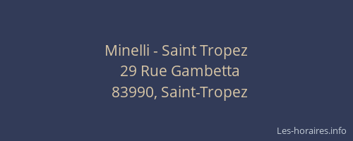 Minelli - Saint Tropez