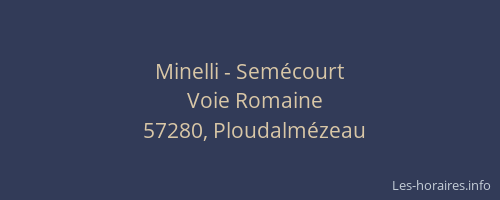 Minelli - Sem&eacute;court