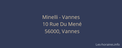 Minelli - Vannes