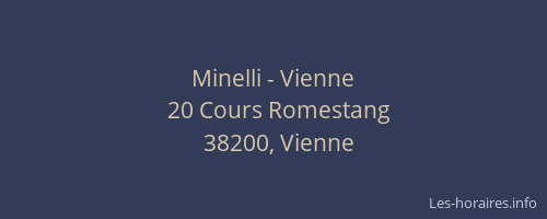 Minelli - Vienne