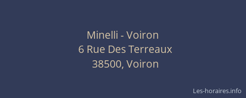Minelli - Voiron