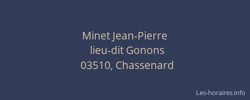 Minet Jean-Pierre