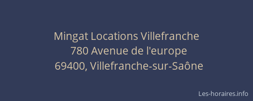 Mingat Locations Villefranche