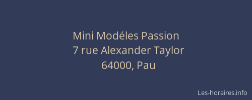 Mini Modéles Passion