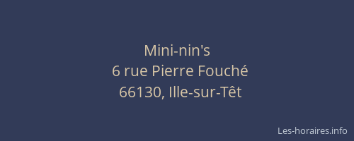 Mini-nin's