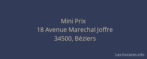 Mini Prix