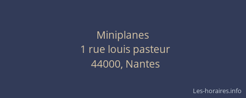 Miniplanes