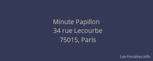 Minute Papillon
