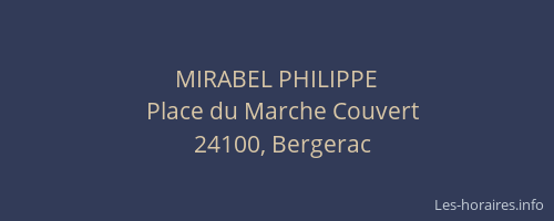 MIRABEL PHILIPPE