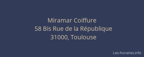 Miramar Coiffure