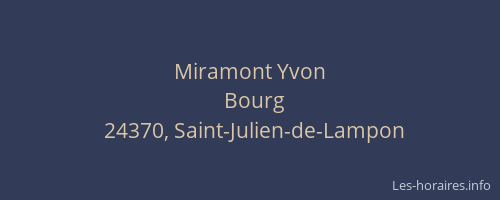 Miramont Yvon