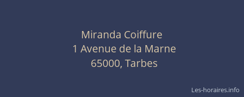 Miranda Coiffure
