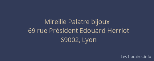 Mireille Palatre bijoux