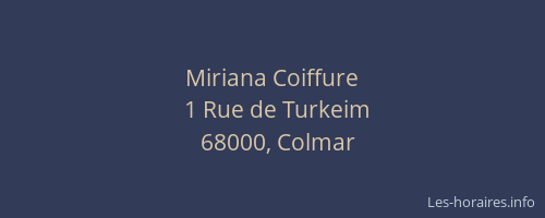 Miriana Coiffure