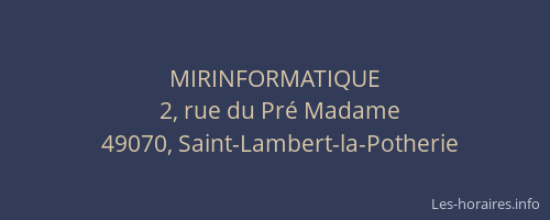 MIRINFORMATIQUE