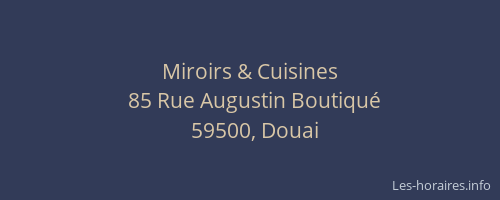Miroirs & Cuisines