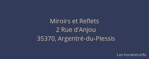 Miroirs et Reflets