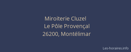 Miroiterie Cluzel
