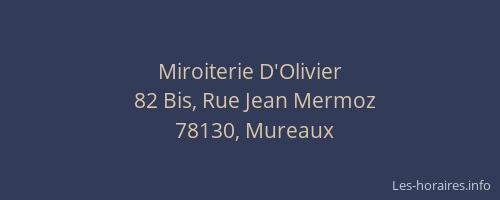 Miroiterie D'Olivier