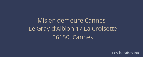 Mis en demeure Cannes