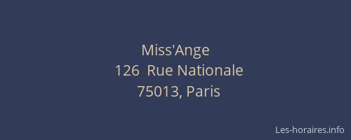 Miss'Ange