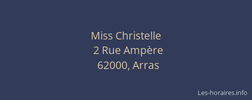 Miss Christelle