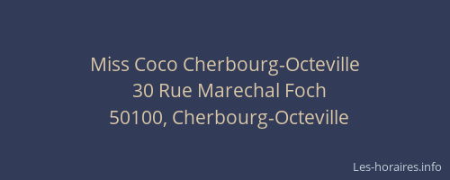 Miss Coco Cherbourg-Octeville