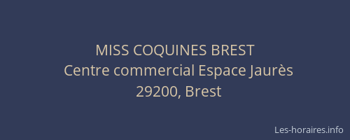MISS COQUINES BREST