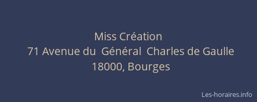 Miss Création