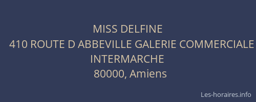 MISS DELFINE