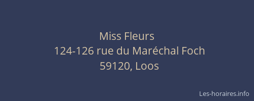 Miss Fleurs