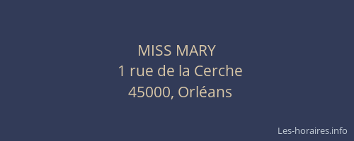 MISS MARY