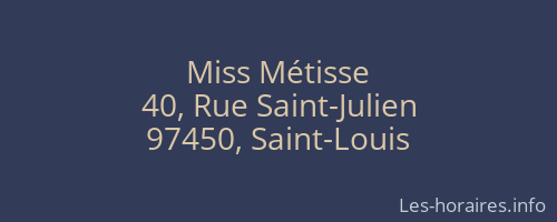 Miss Métisse