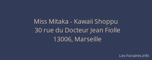 Miss Mitaka - Kawaii Shoppu