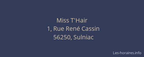 Miss T'Hair
