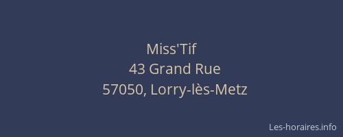 Miss'Tif