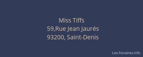 Miss Tiffs