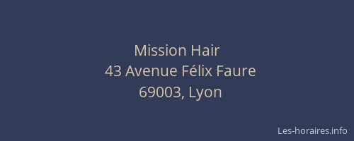 Mission Hair