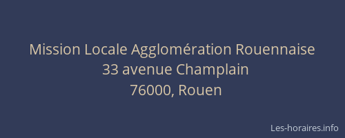 Mission Locale Agglomération Rouennaise